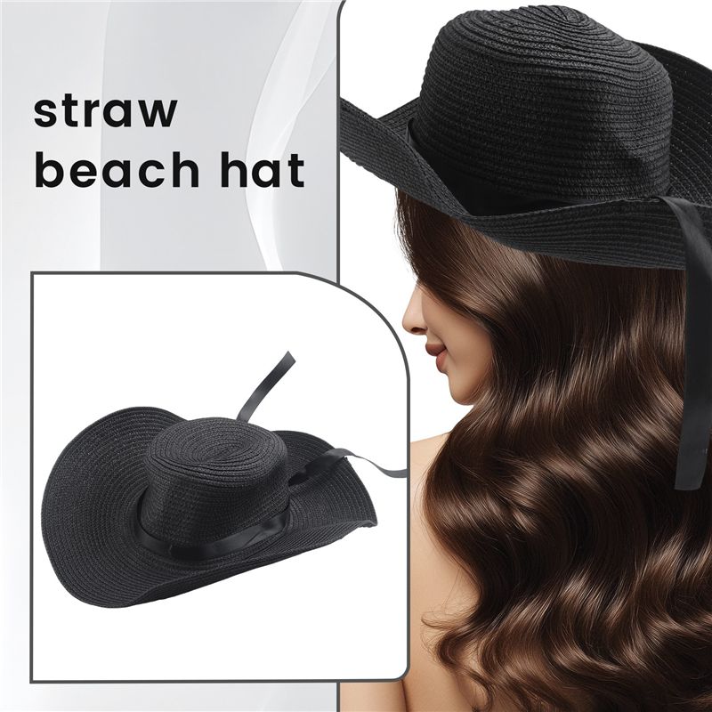 Hot Women's Wide Brim Summer B - Hat Floppy Wide 评论和价格