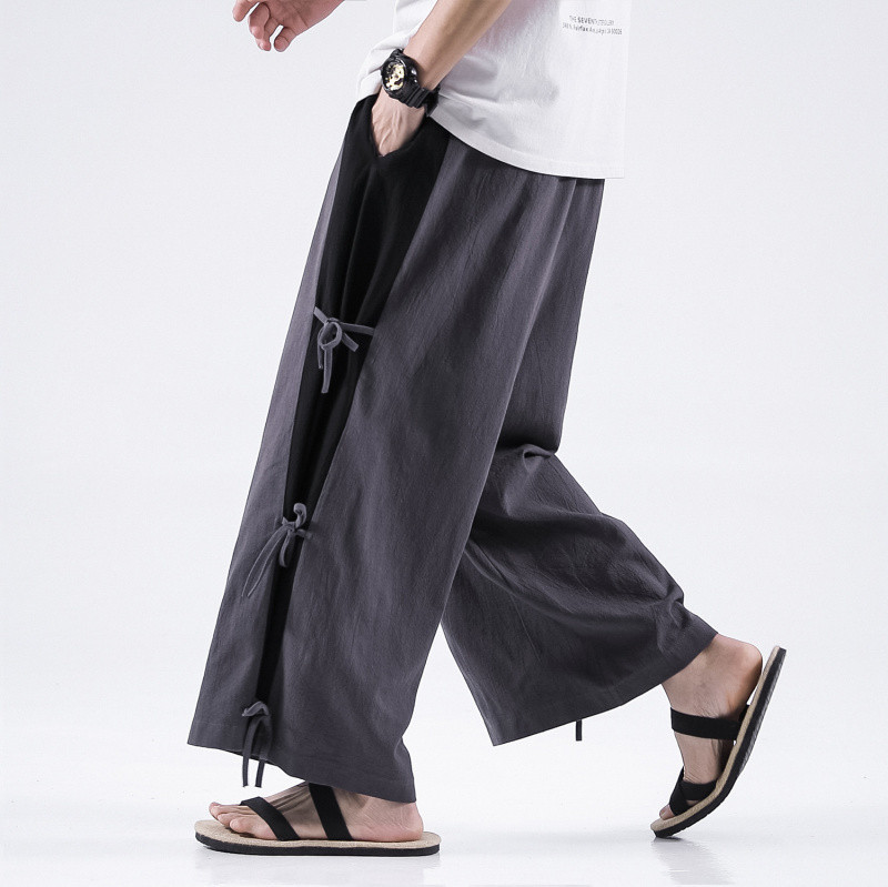 Autumn Summer Plus size pants  - Linen Pant Wide 评论和价格