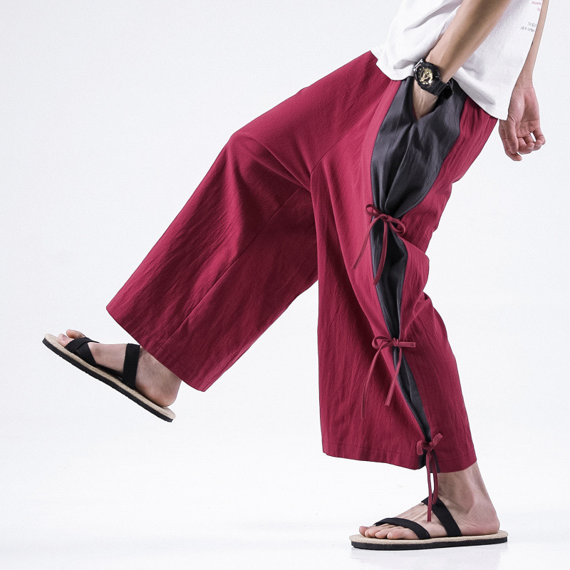 Autumn Summer Plus size pants  - Linen Pant Wide 评论和价格