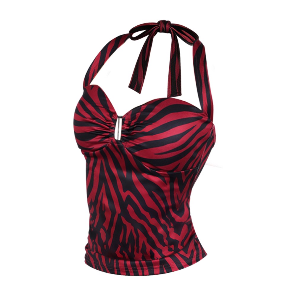 Nikki Cosplay Red Halter Top M - Maxi Dress Halter 评论和价格
