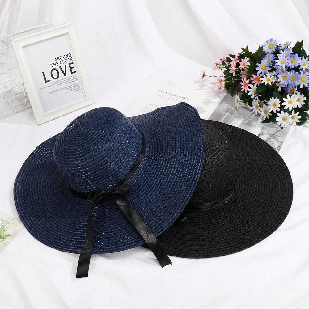Women Floppy Straw Big Wide Br - Hat Floppy Wide 评论和价格