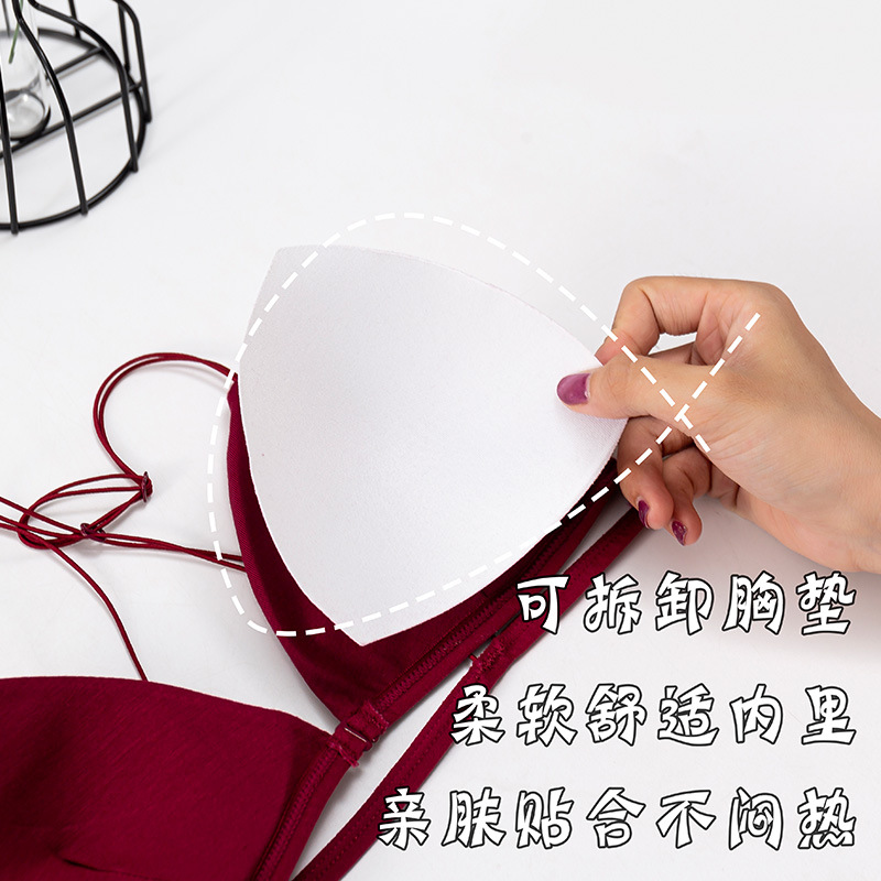 3D Sexy Lingerie Sport Bra Top - Bralette Triangle Set 评论和价格
