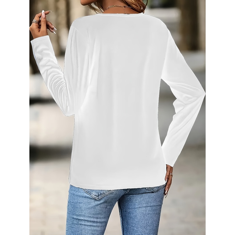 Casual Oversized Long Sleeve T - Blouse Off Shoulder 评论和价格